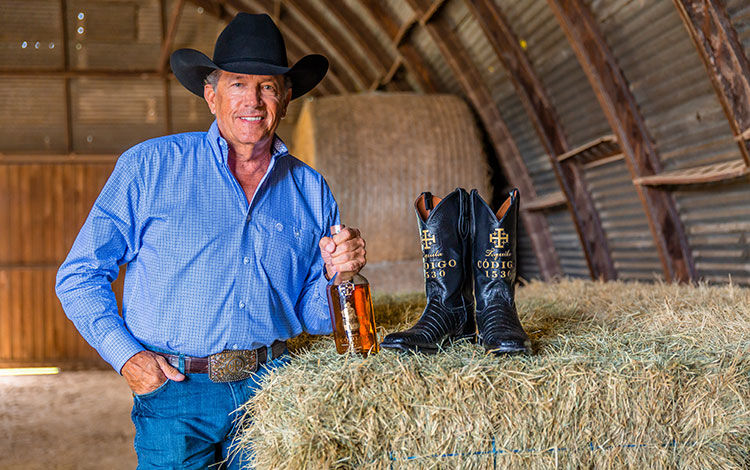 Men's george strait justin sales boots